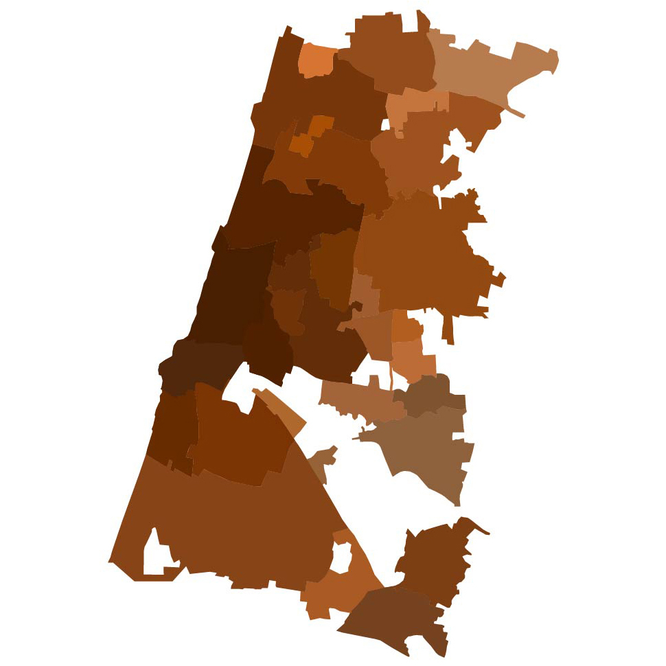 צריך להבדיל בין עיר לרשות מוניציפלית. תל אביב היא עיר בת יותר מ-2.5 מליון איש.